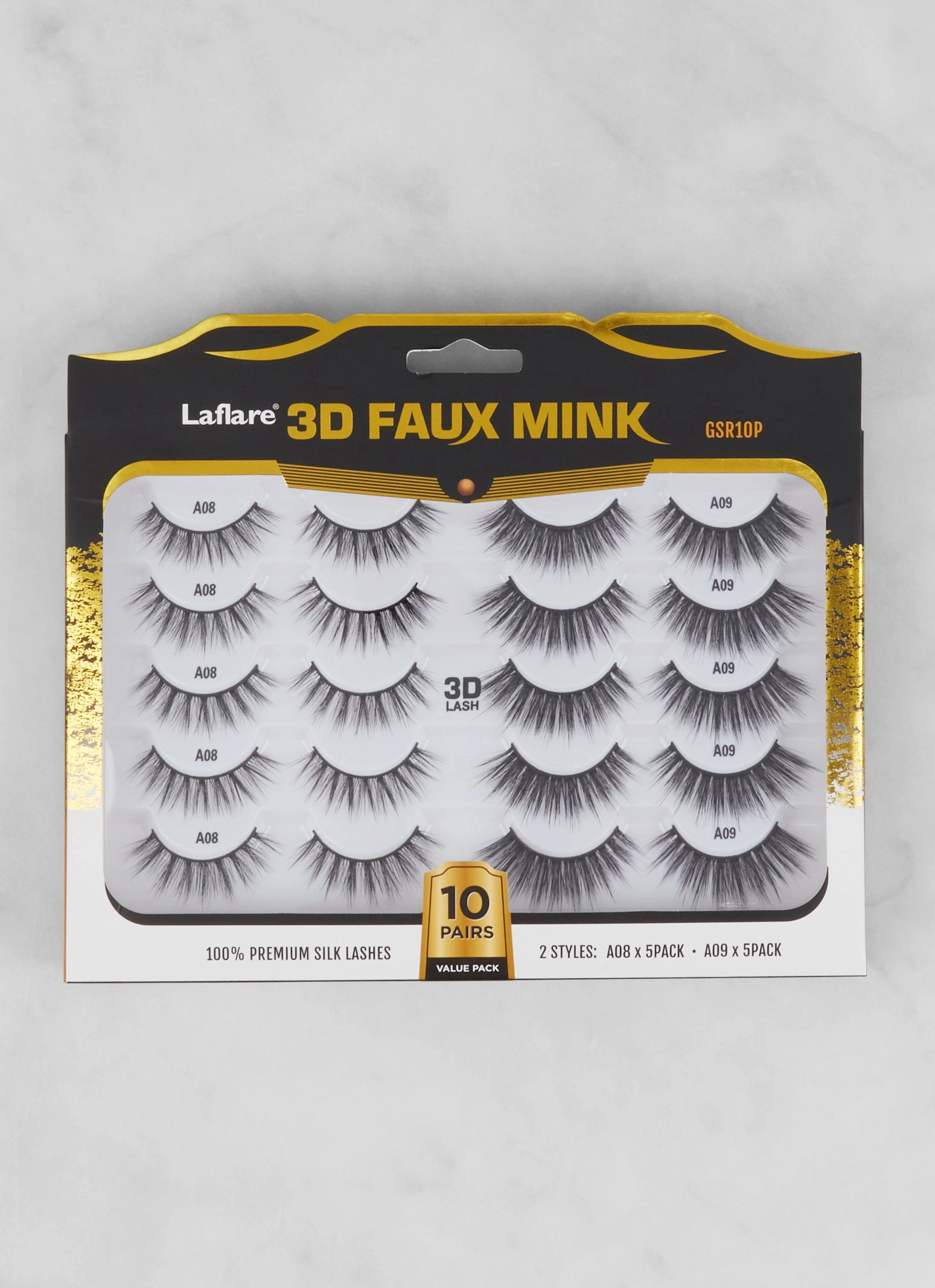 3D Faux Mink Lashes 10 Pair Jumbo Pack