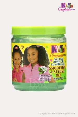 AFRICA'S BEST KIDS ORIGINALS SOFT HOLD OLIVE OIL CONDITIONING SMOOTH STYLE GEL 15oz