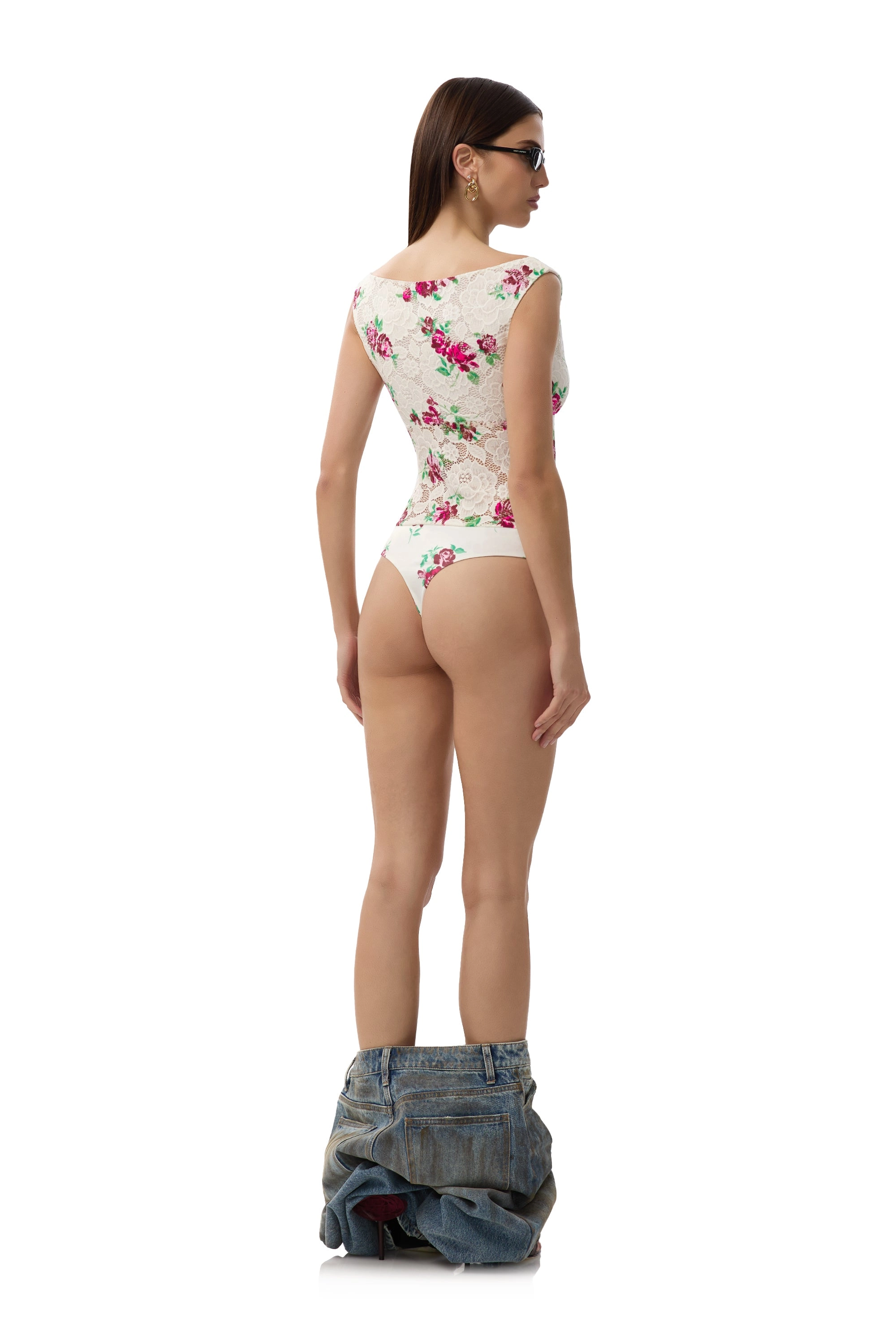 Alexis Bodysuit - Romance Rose