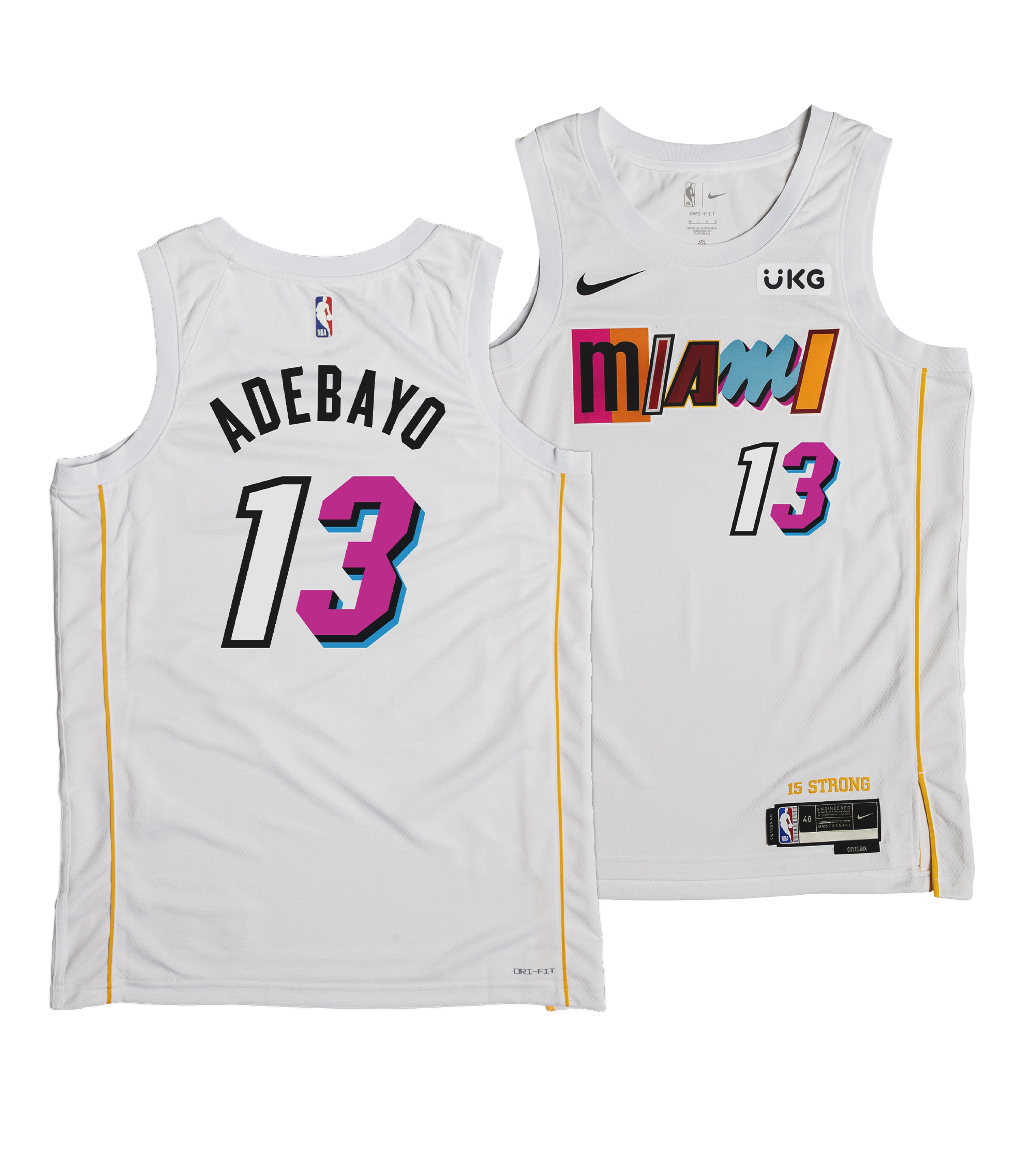 Bam Adebayo Nike Miami Mashup Vol. 2 Swingman Jersey - Player's Choice