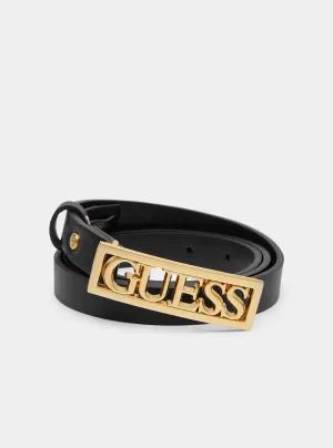 Black Mildred Adjustable Belt