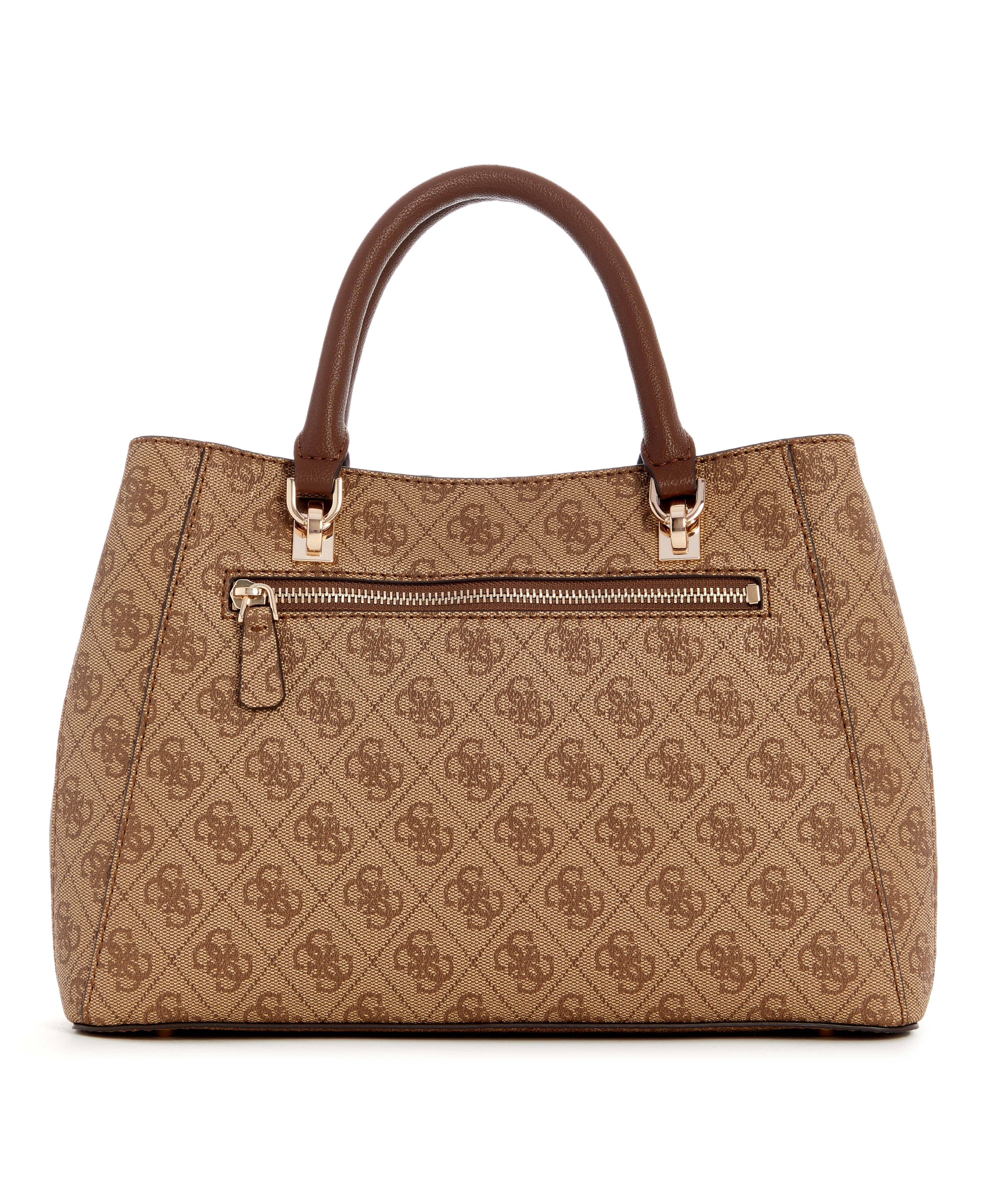 Brown Logo Noreen Girlfriend Satchel Bag
