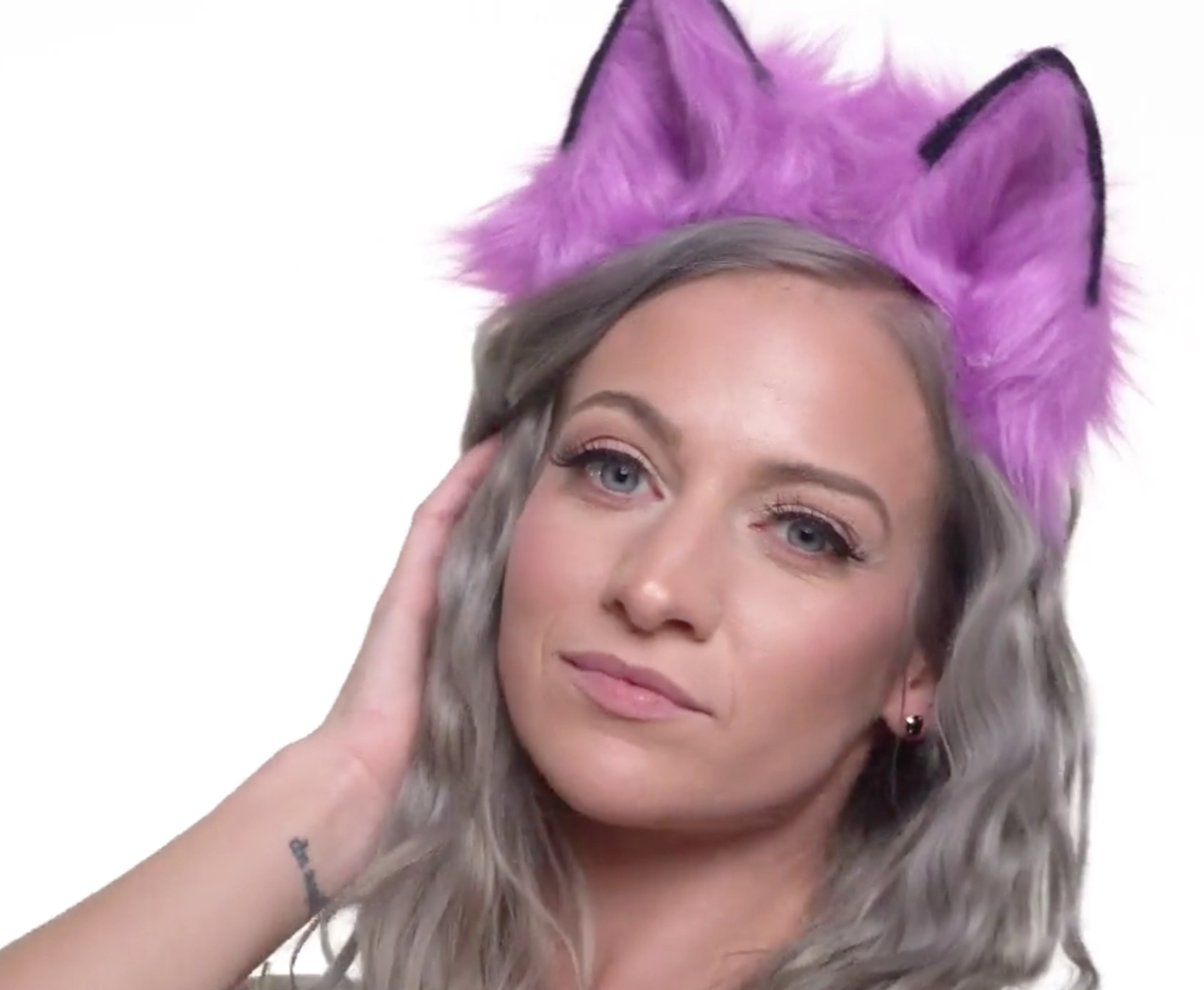 Butt Plug Tail Purple Fade Foxtail Plug Set