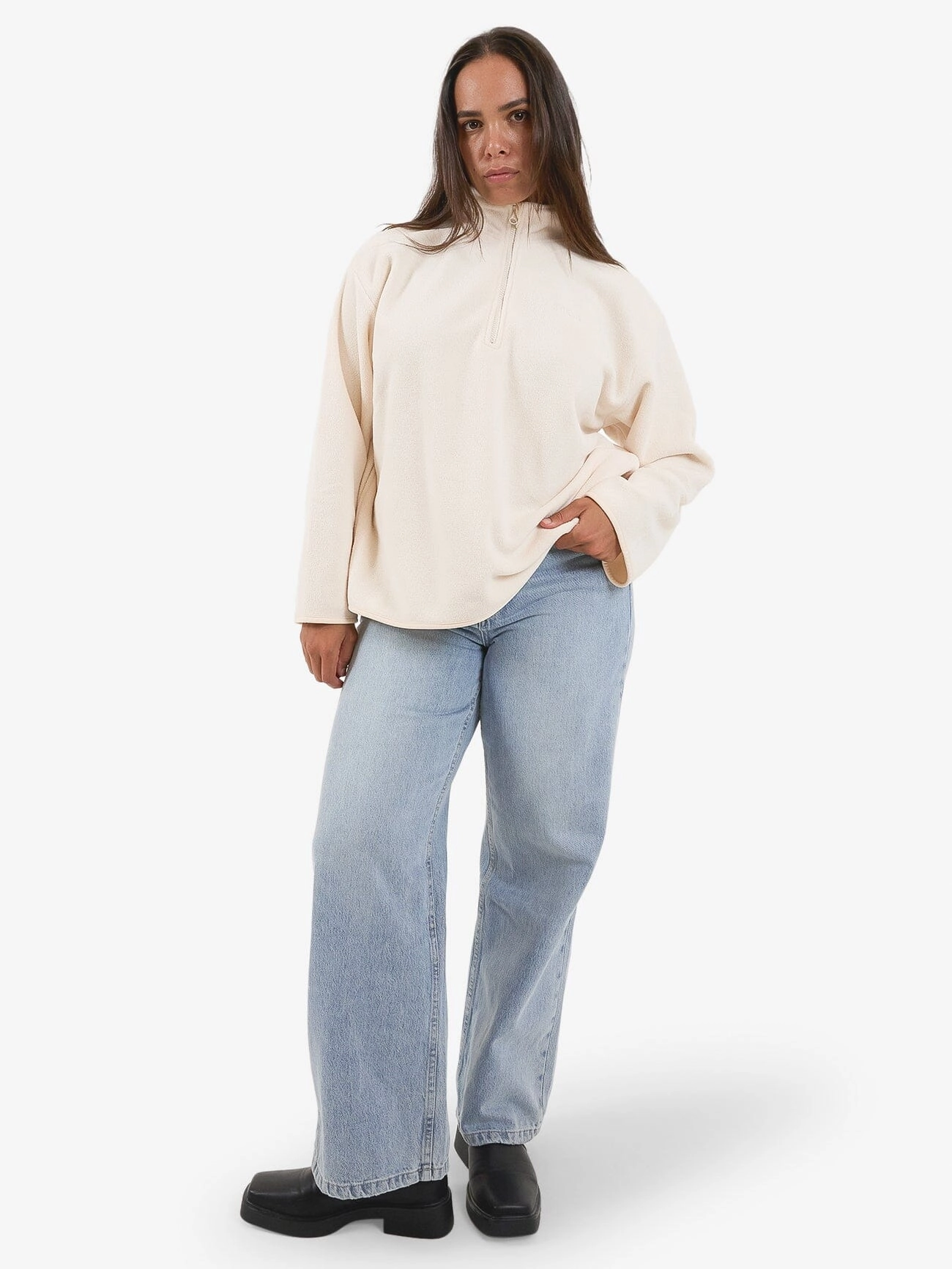 Cameron Polar Fleece  - Unbleached