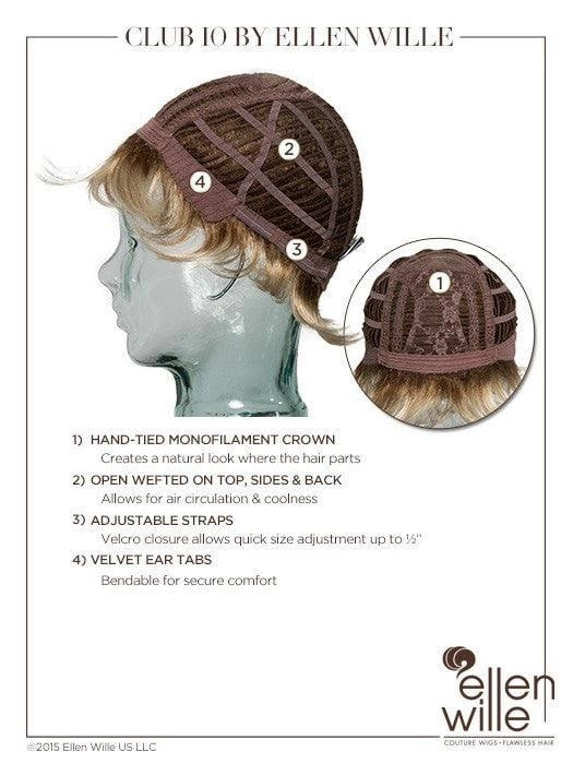 Club 10 Wig by Ellen Wille | Synthetic