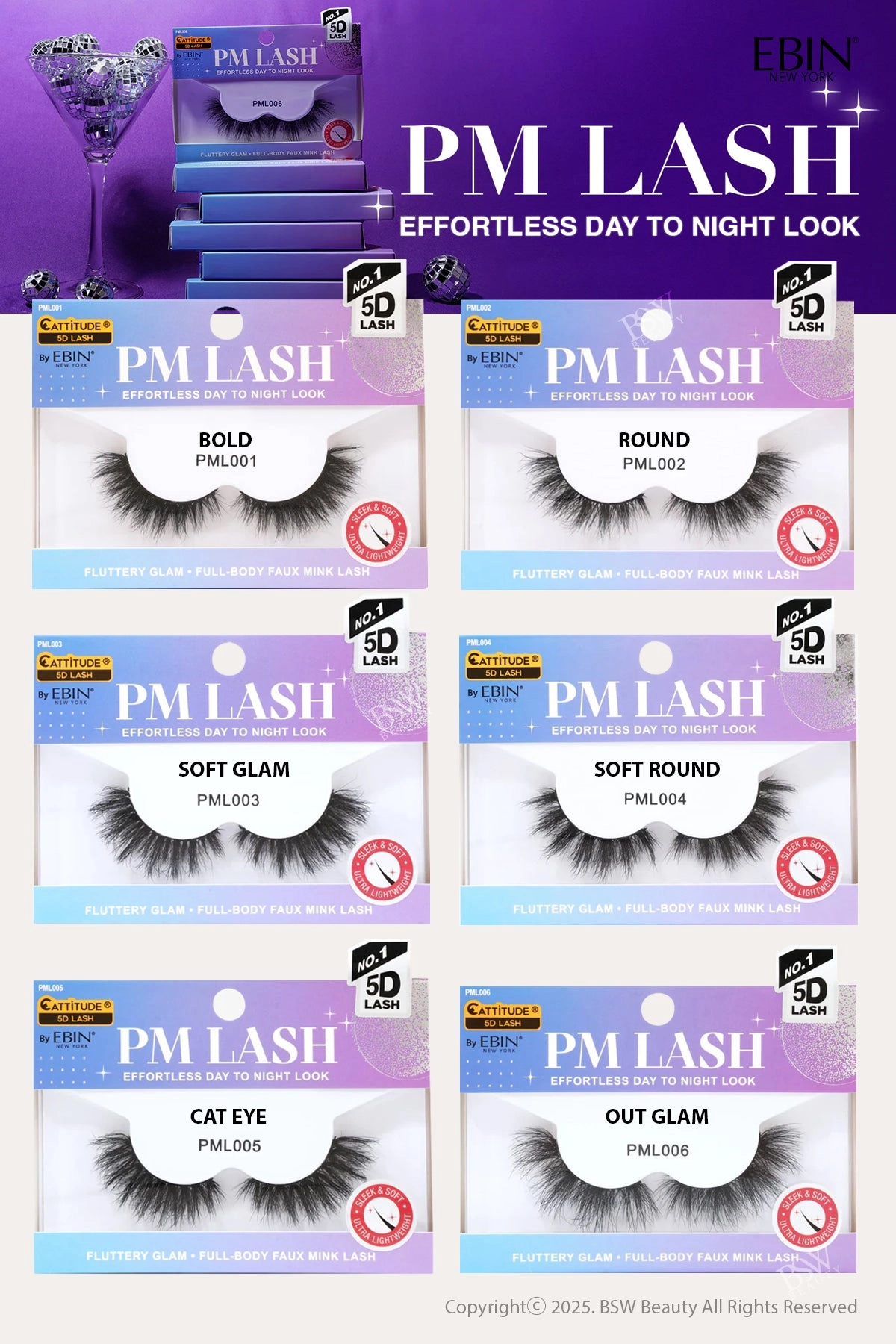 EBIN CATTITUDE 5D PM LASH