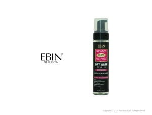 EBIN WONDER WIG SOLUTION DRY WASH 8oz