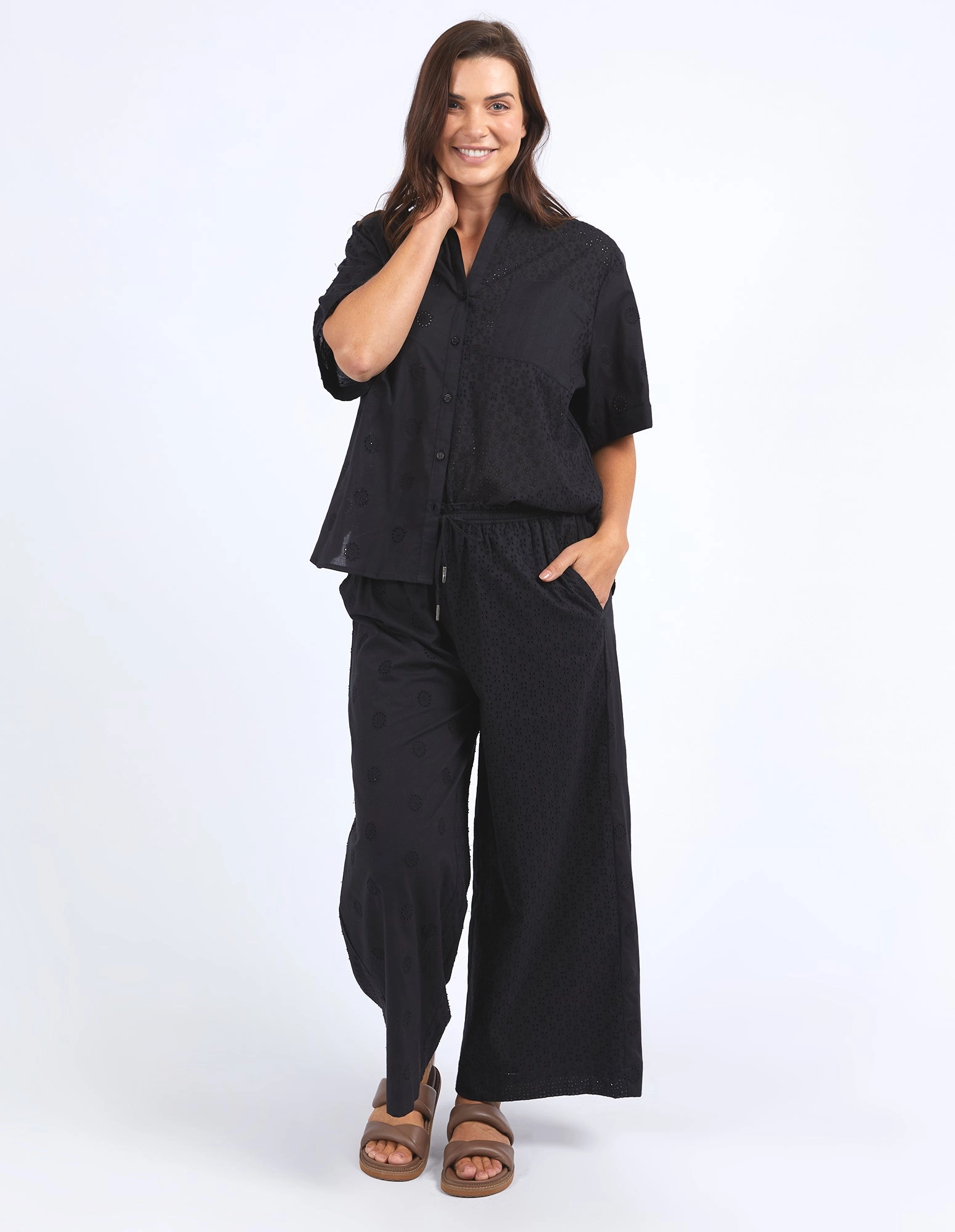Elm Clementine Shirt Black