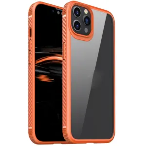 For iPhone 11 MG Series Carbon Fiber TPU   Clear PC Four-corner Airbag Shockproof Case