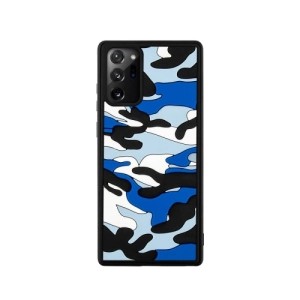 For Samsung Galaxy Note20 Camouflage Clouds Embossed Skin Feel Silicone Shockproof