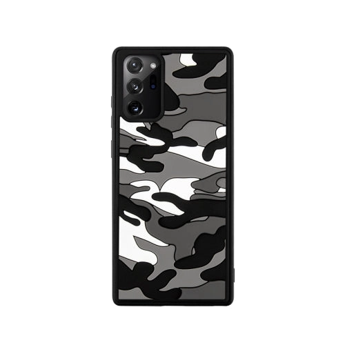 For Samsung Galaxy Note20 Camouflage Clouds Embossed Skin Feel Silicone Shockproof