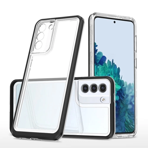 For Samsung Galaxy S21  5G Bright Series Clear Acrylic   PC TPU Shockproof