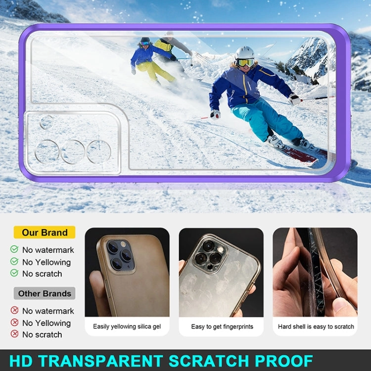 For Samsung Galaxy S21  5G Bright Series Clear Acrylic   PC TPU Shockproof