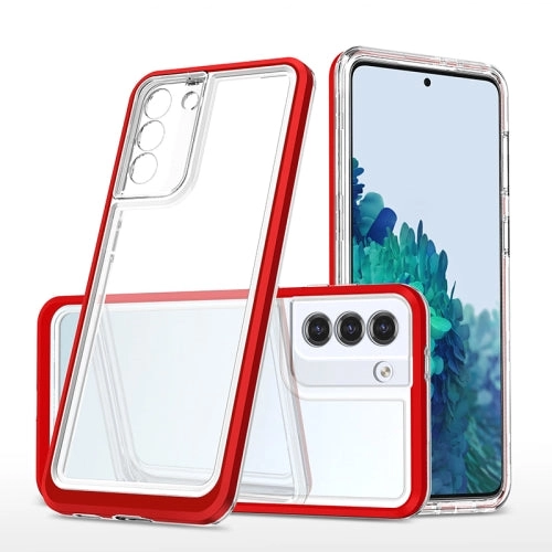 For Samsung Galaxy S21  5G Bright Series Clear Acrylic   PC TPU Shockproof