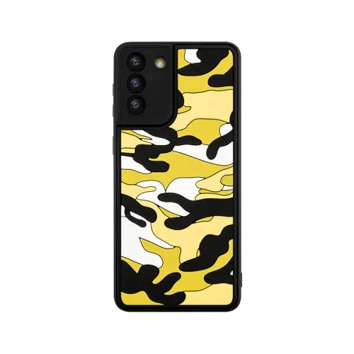 For Samsung Galaxy S21  5G Camouflage Clouds Embossed Skin Feel Silicone Shockproof