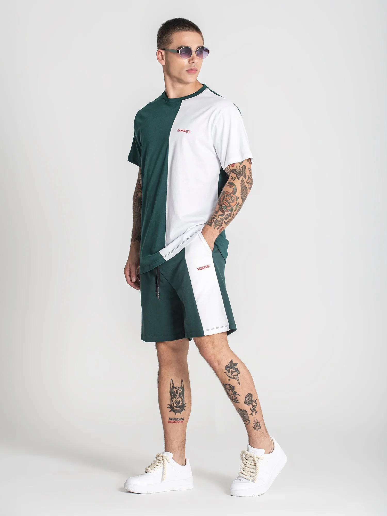 Green Block Tee