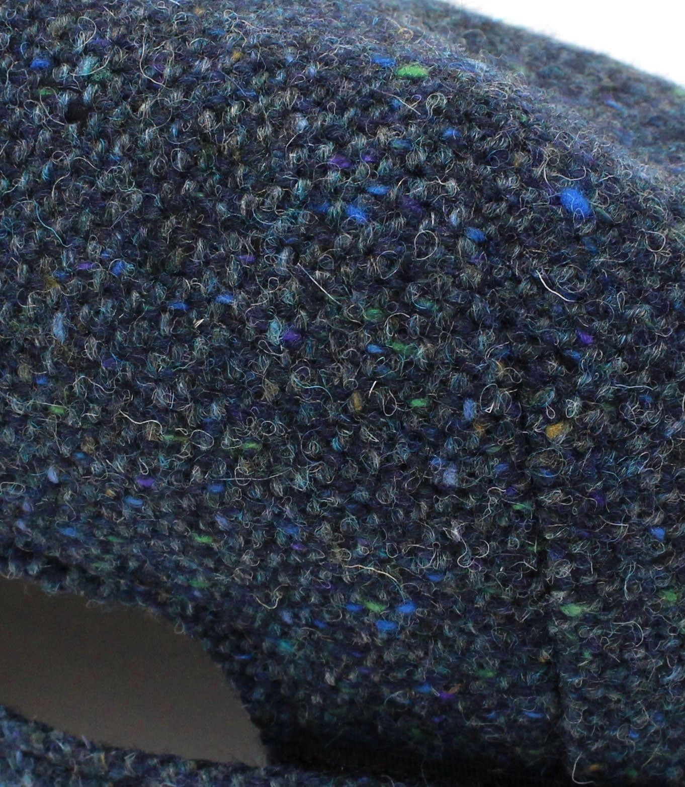 Hanna Children's Tweed Flat Cap | Navy Salt and Pepper