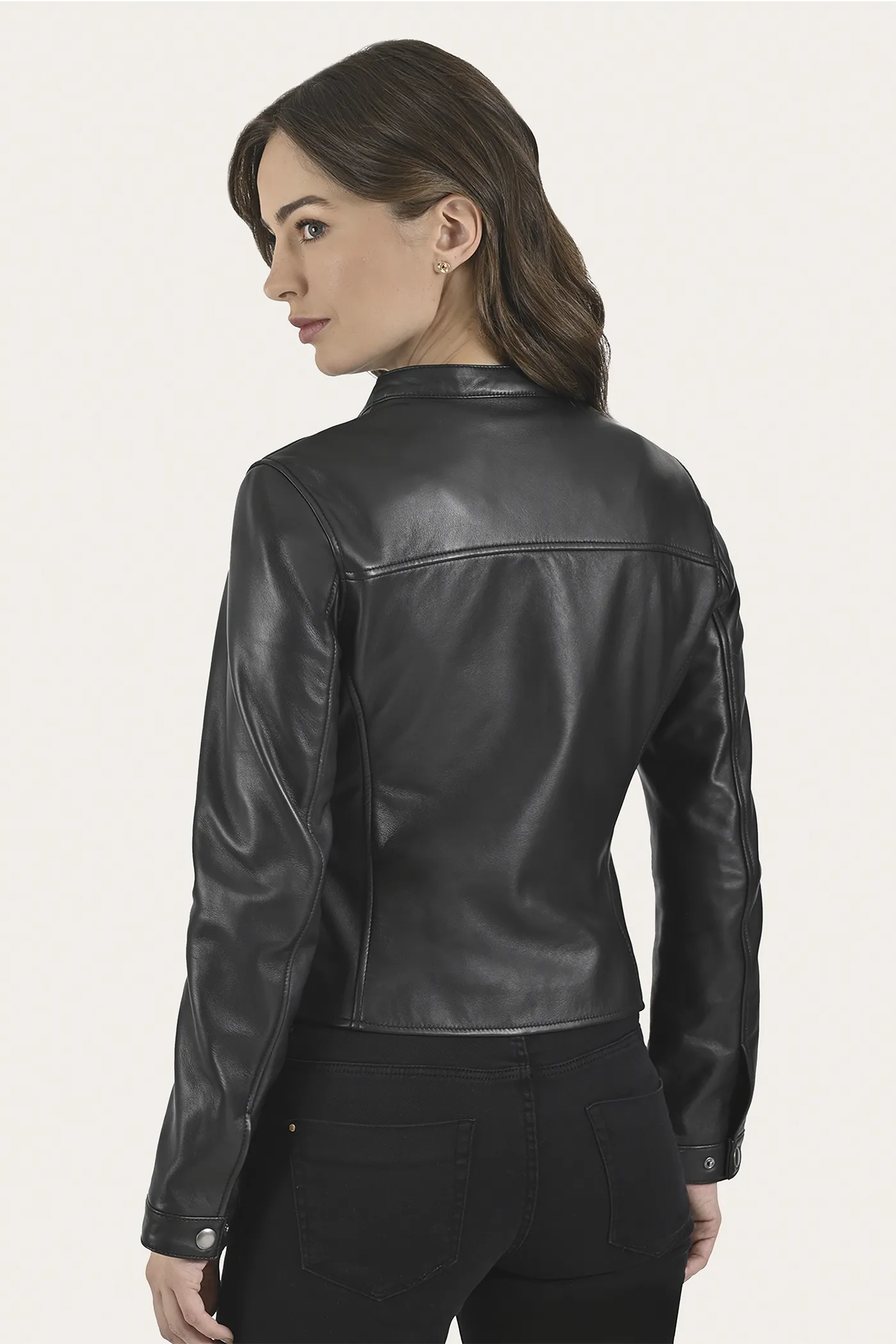 Heathe Leather Jacket