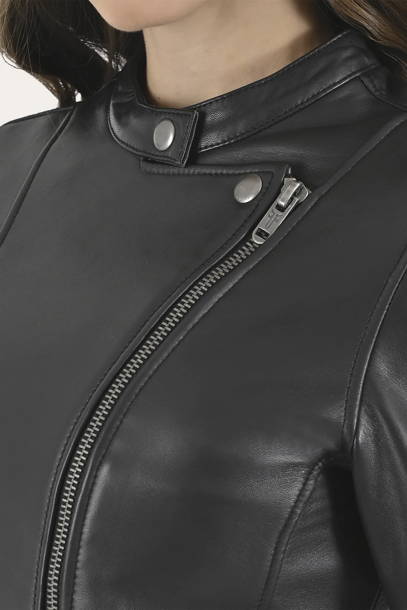 Heathe Leather Jacket