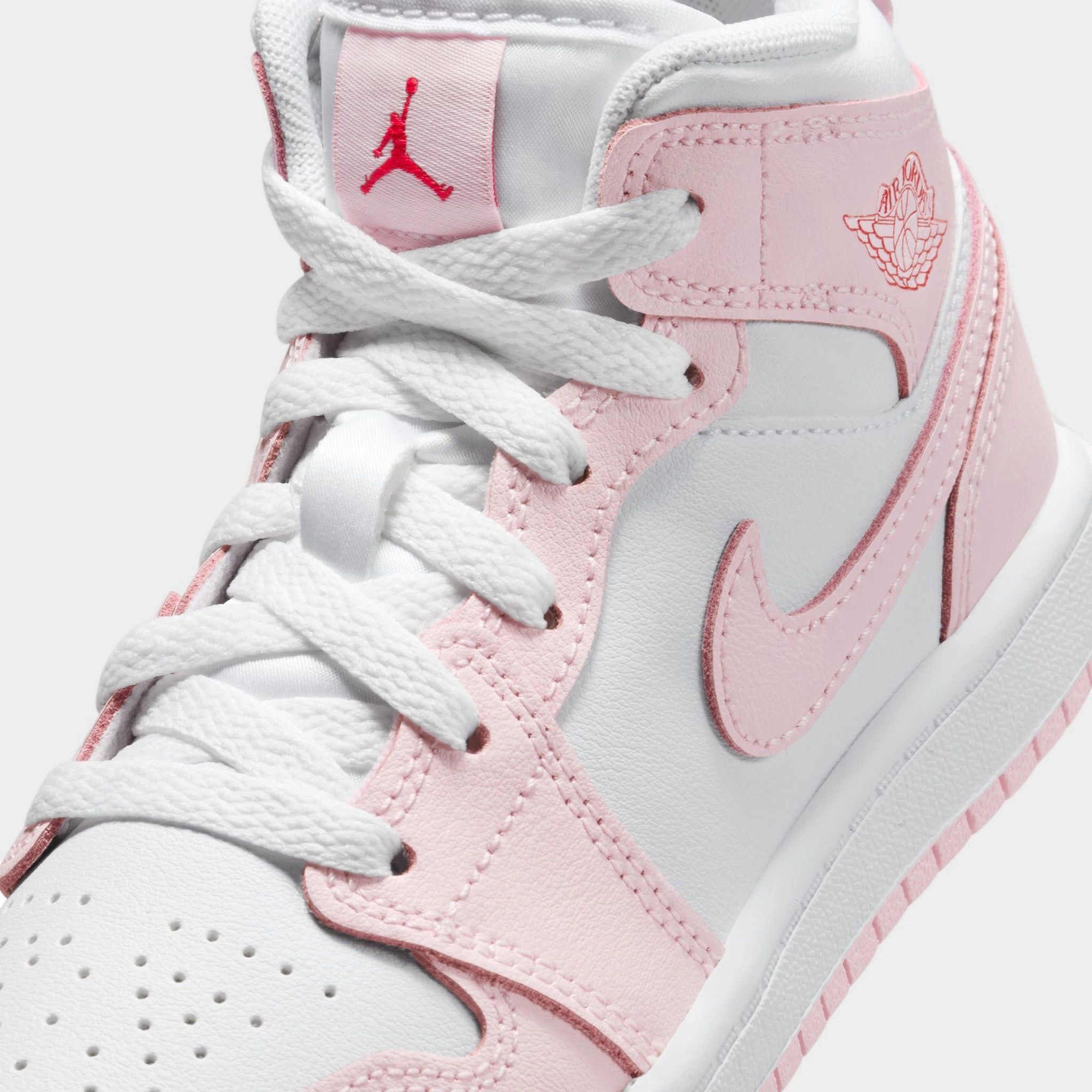 Jordan 1 Mid PS Pink Foam / White - Fire Red