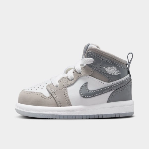 Jordan 1 Mid TD White / Cool Grey - Medium Grey