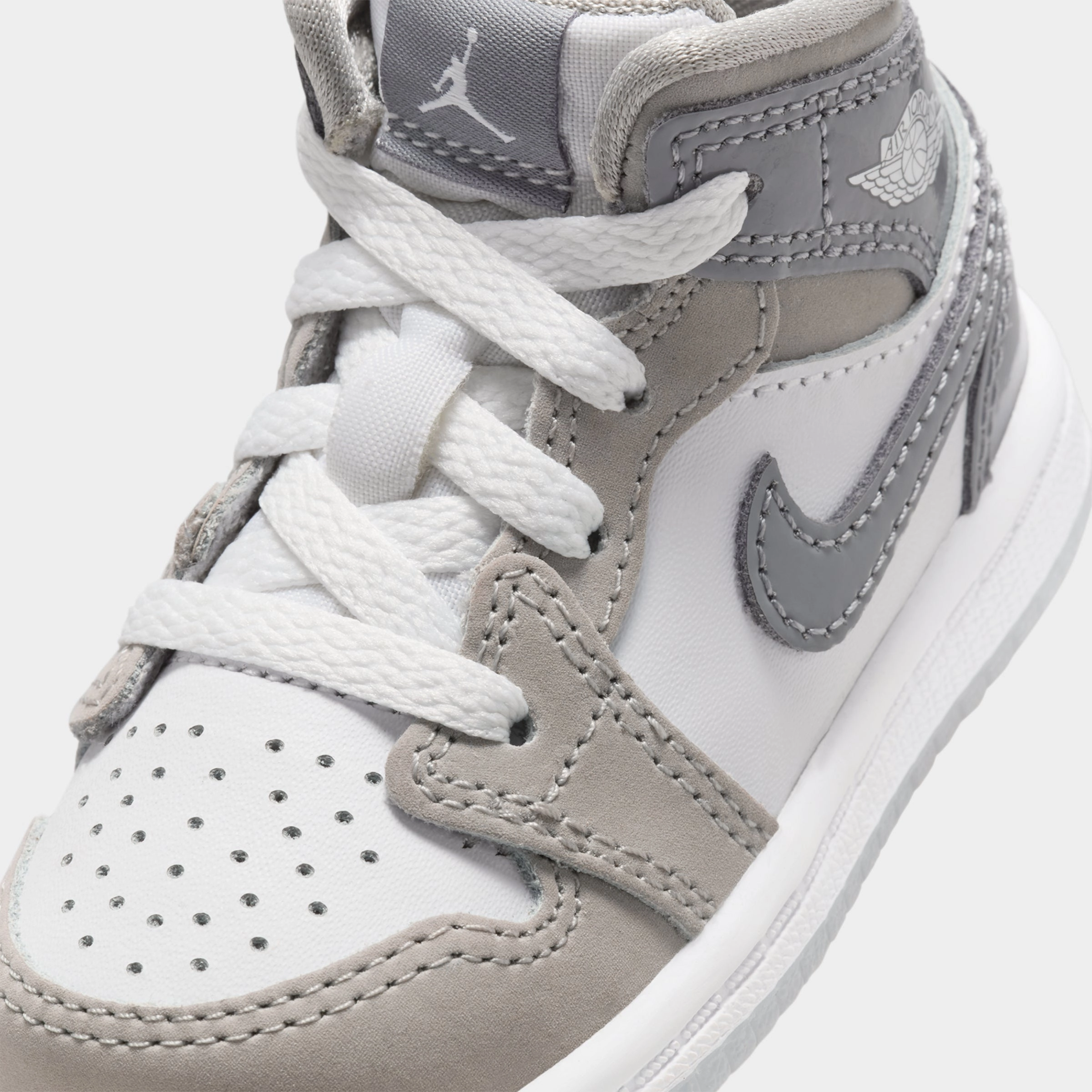 Jordan 1 Mid TD White / Cool Grey - Medium Grey