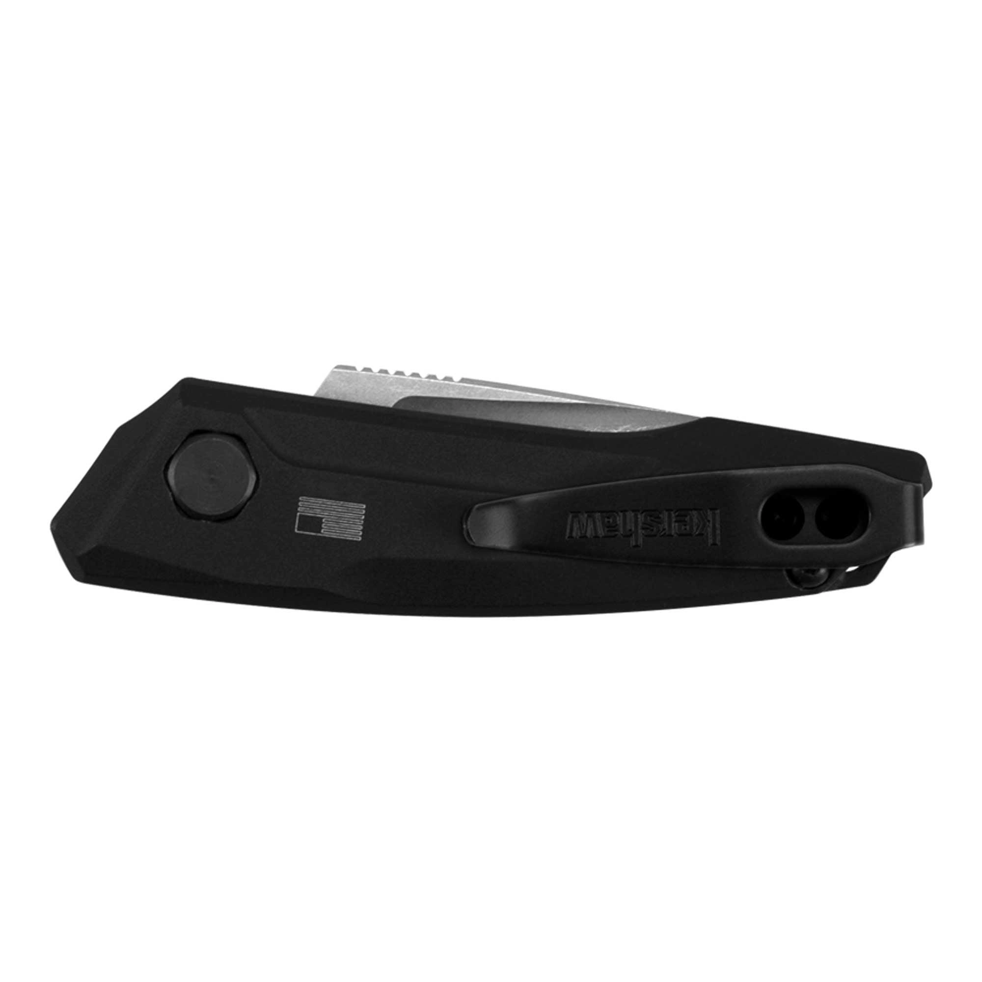 Kershaw Pocket Knife - Launch 9 Drop Point Plain Edge Steel Blade Everyday | KW7250