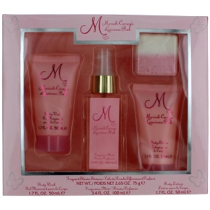 Mariah Carey Women's Gift Set - Luscious Pink Captivating Fragrance Notes, 4 Piece