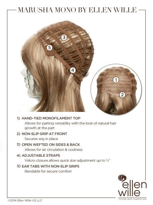 Marusha Mono | Long Synthetic Wig (Mono Top) | DISCONTINUED