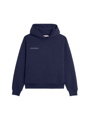 Mens 365 Midweight Hoodie—navy blue
