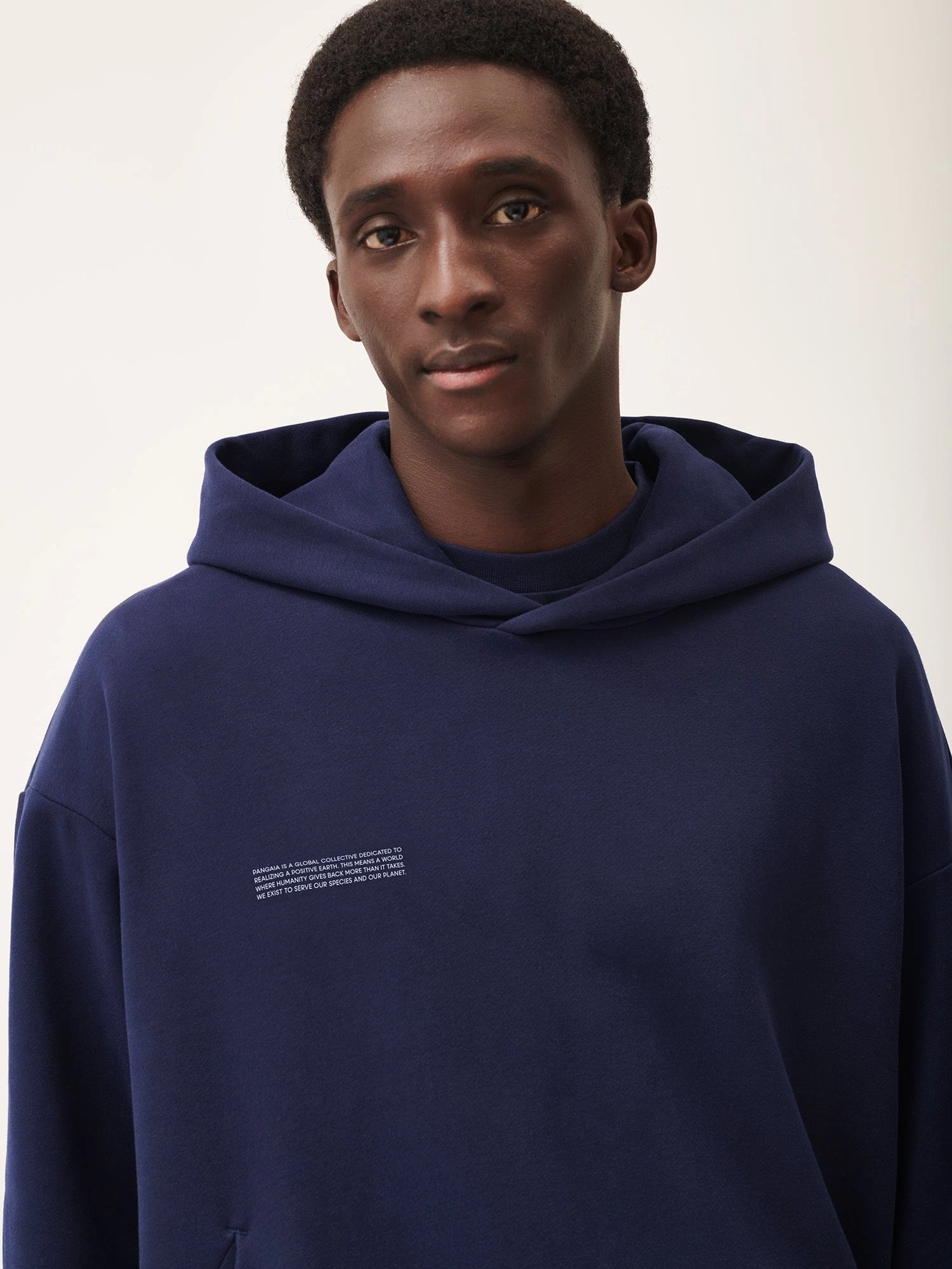 Mens 365 Midweight Hoodie—navy blue