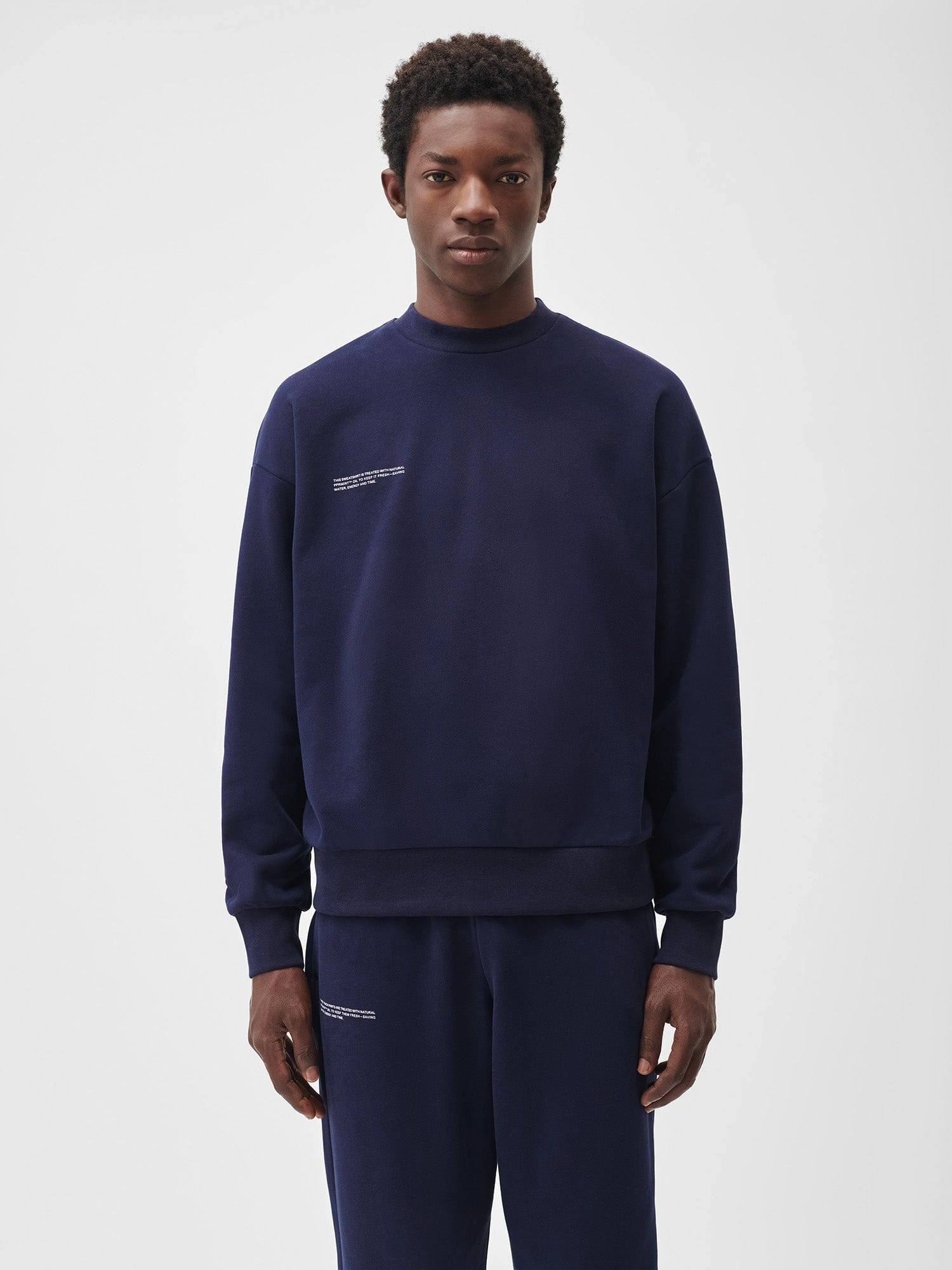 Mens 365 Midweight Sweatshirt—navy blue