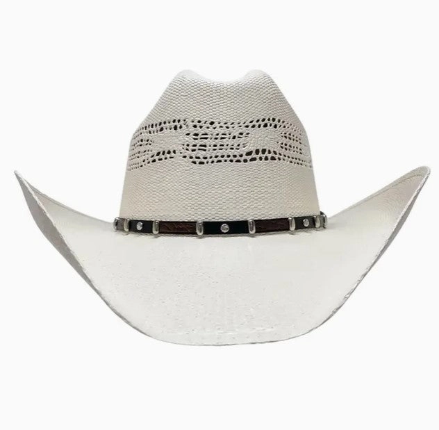 Montana Cream Straw Cattleman Cowboy Hat