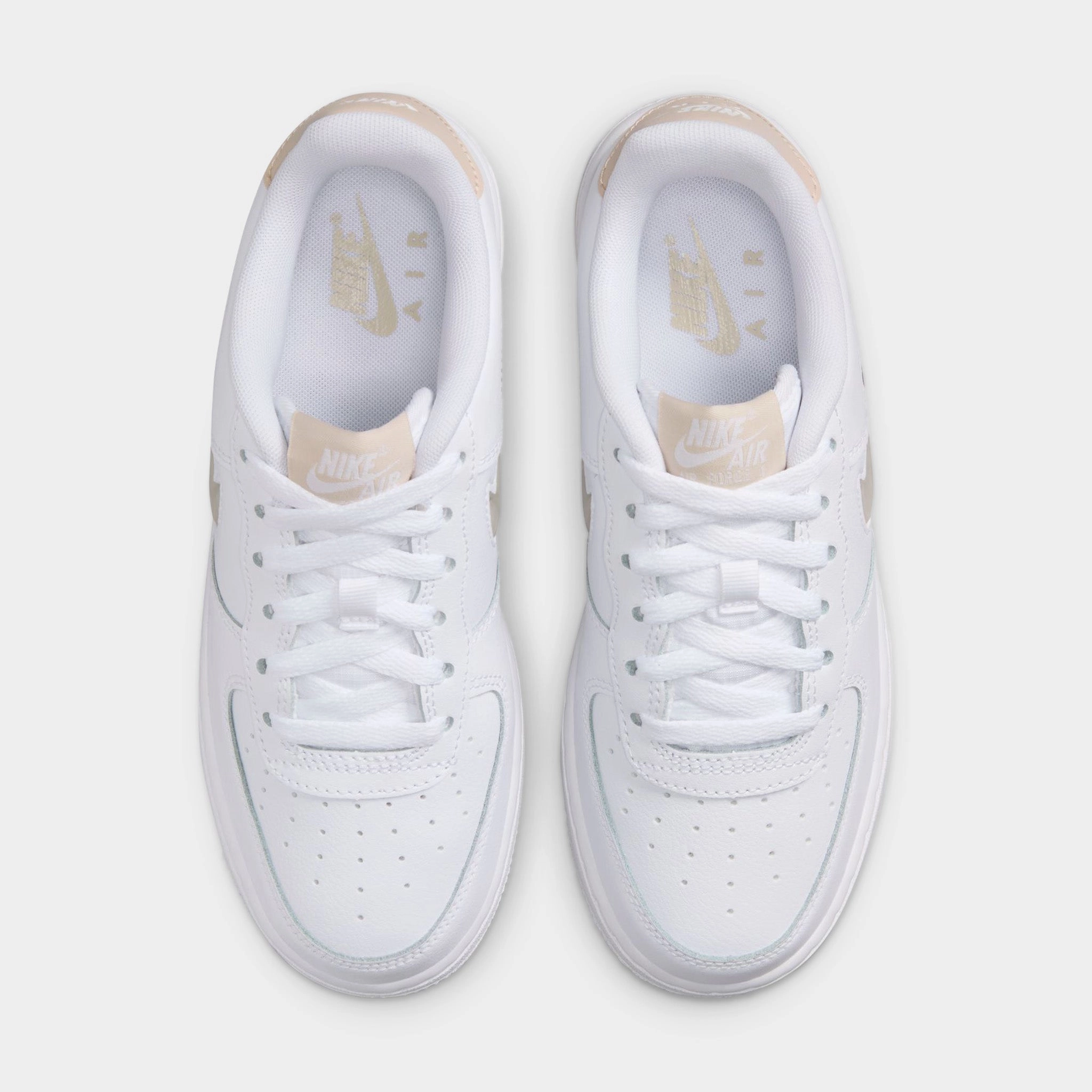 Nike Air Force 1 GS White / Sanddrift