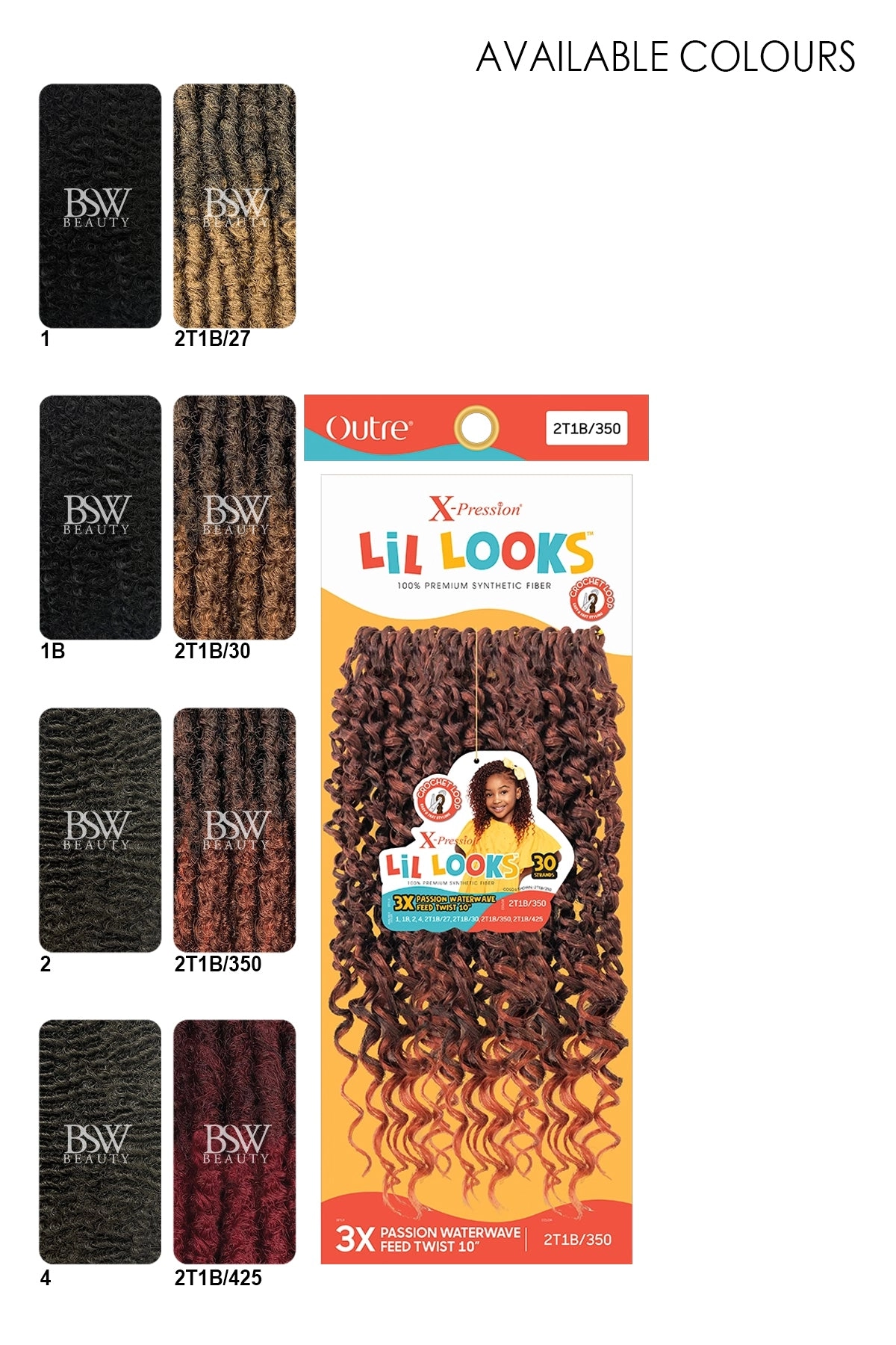 OUTRE LIL LOOKS 3X PASSION WATERWAVE FEED 10"