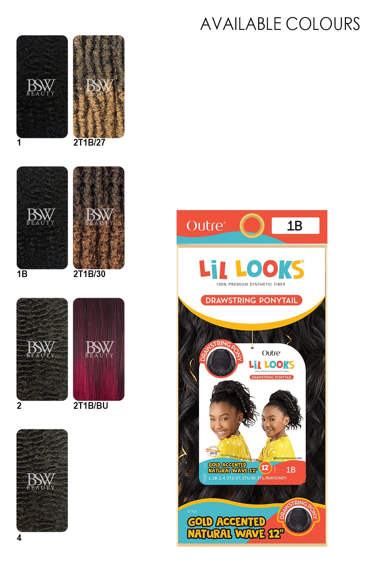 OUTRE LIL LOOKS - GOLD ACCENTED NATURAL WAVE 12"