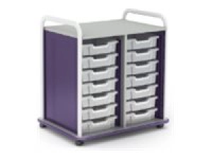 Paragon A&D Crossfit Storage - Trolley - 32 drawers - 16 gauge tubular steel, TFM CFD60OFTOTES17-918PZP