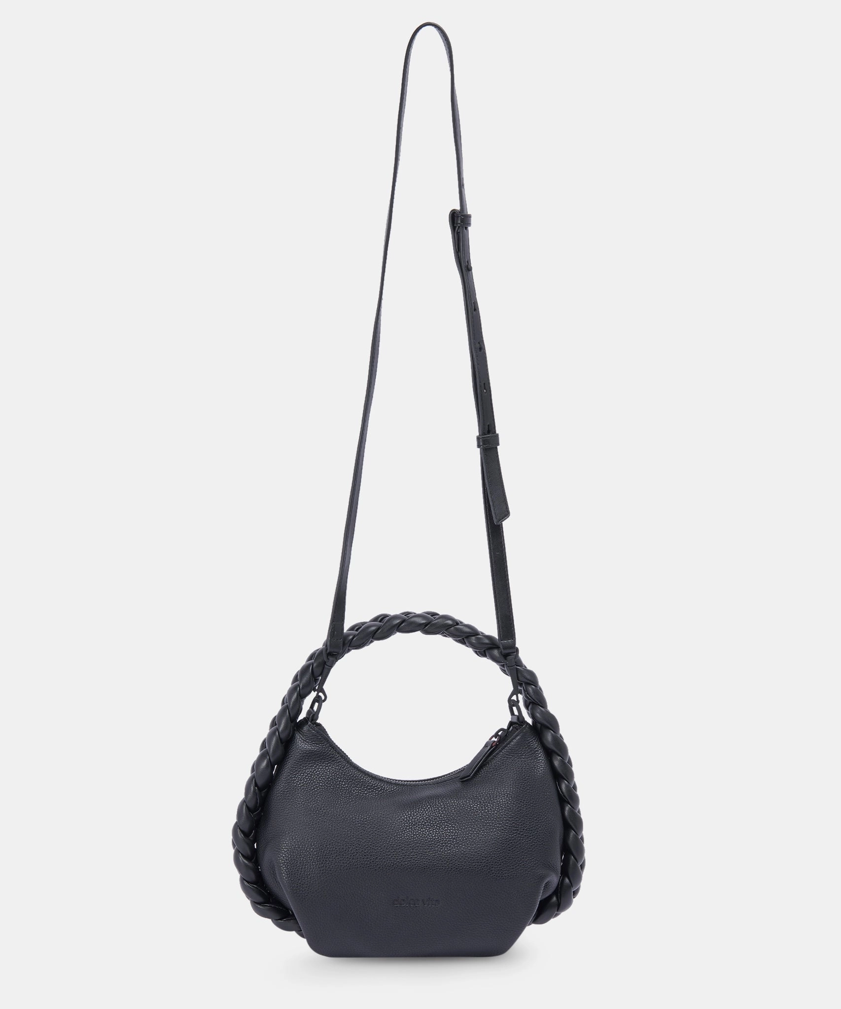 PIPPA CROSSBODY BAG BLACK LEATHER