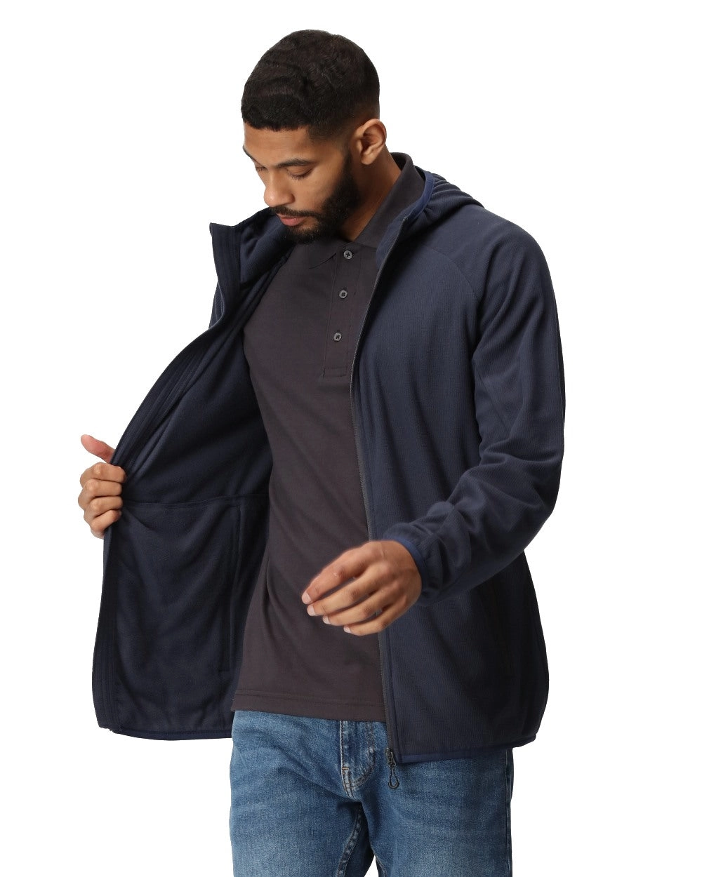 Regatta Mens Navigate Full Zip Fleece Jacket