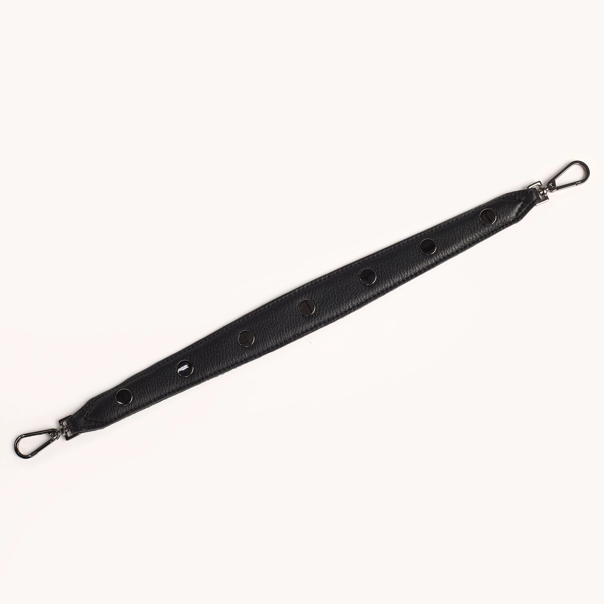 Riveted Shoulder Strap | Black/Gunmetal