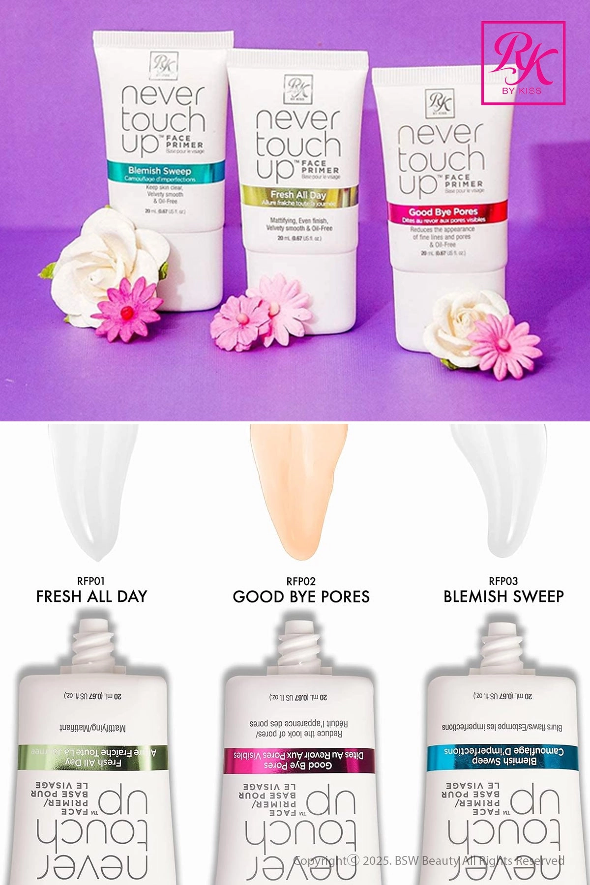 RUBY KISS BY KISS NEVER TOUCH UP FACE PRIMER