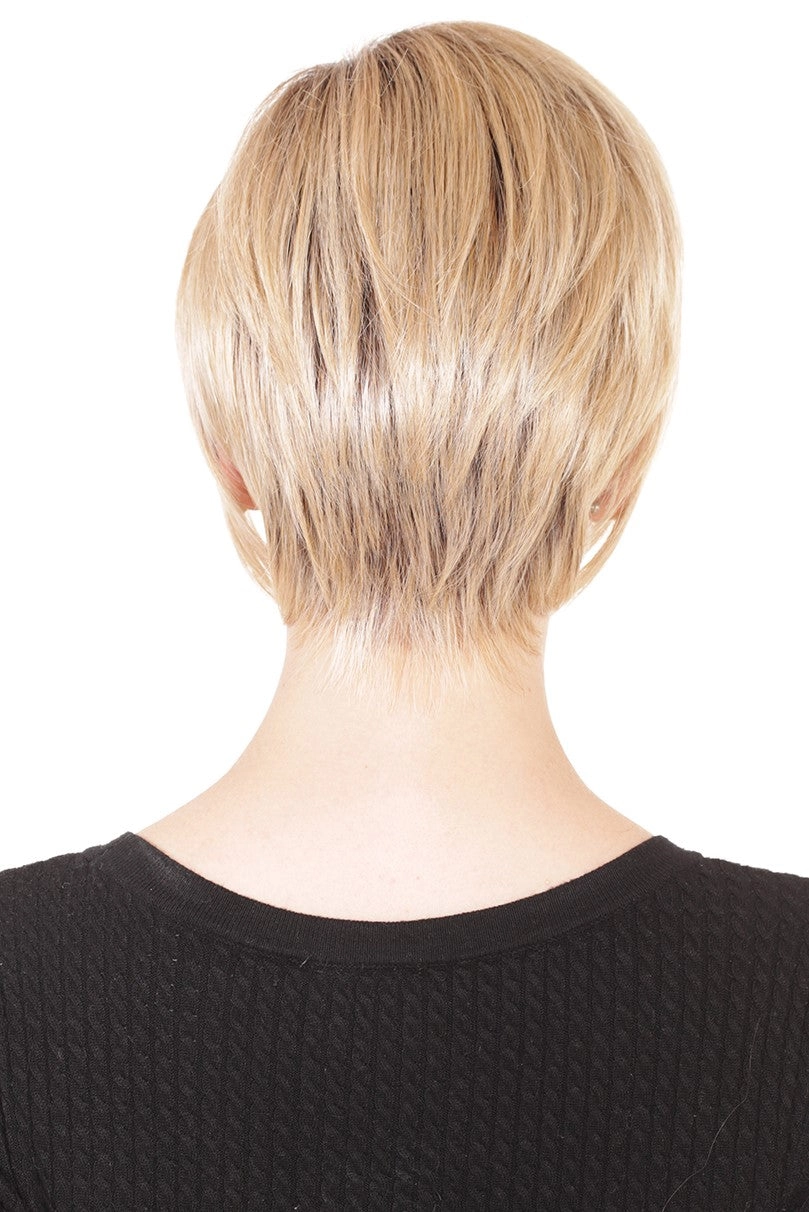 Sale - Belle Tress Toppers - Lace Front Mono Topper 6" (#7009) - Color: Chocolate with Caramel