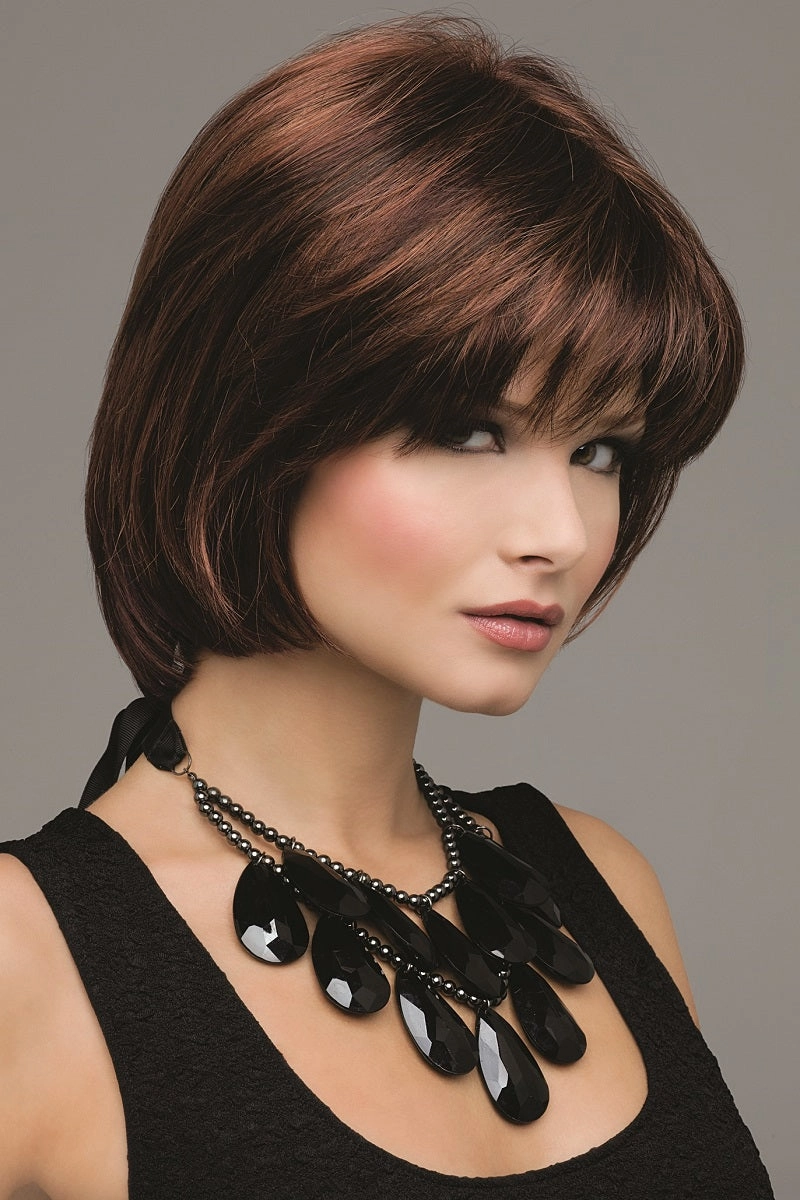 Sale - Envy Wigs - Haley - Color: Chocolate Cherry