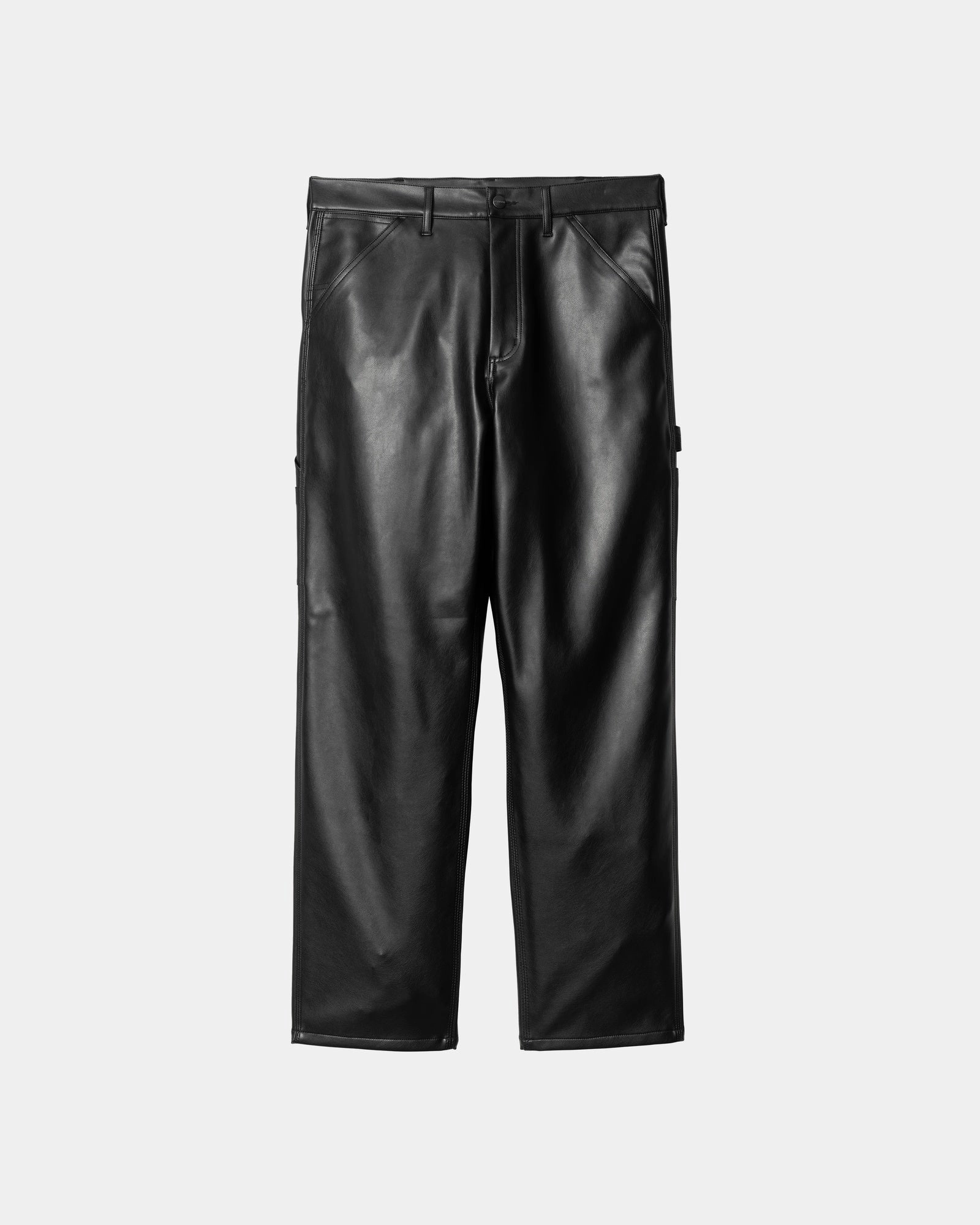 Single Knee Pant - PU Leather | Black