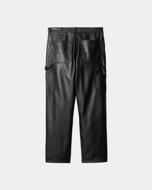 Single Knee Pant - PU Leather | Black
