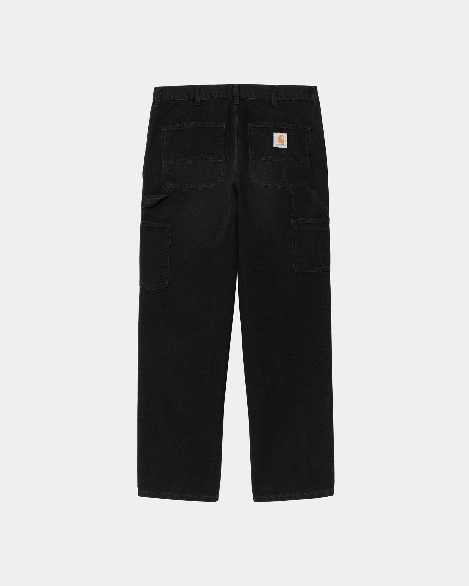 Single Knee Pant - Stone Canvas | Black