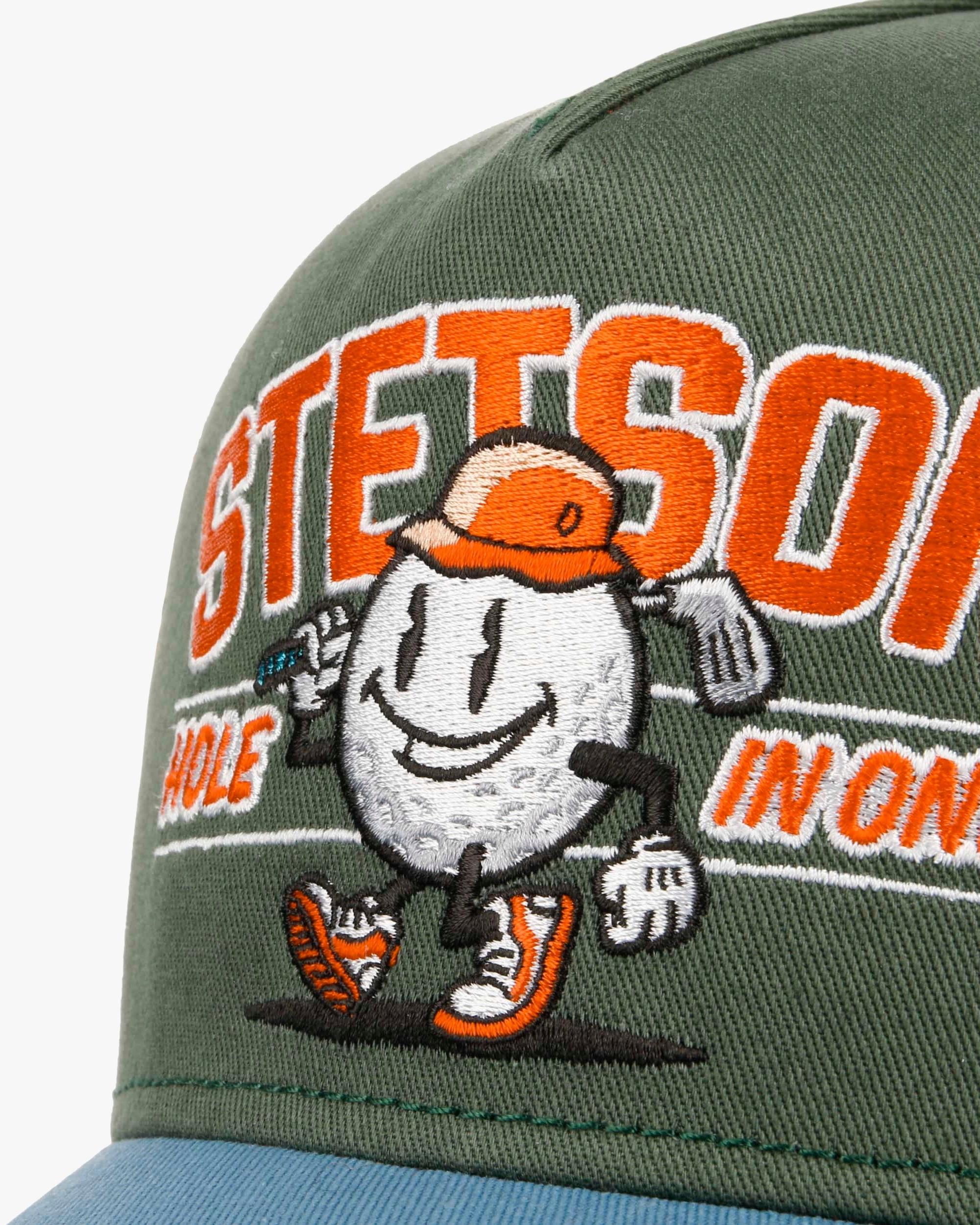 Stetson Golf Hole In One Trucker Cap - Blue / Green