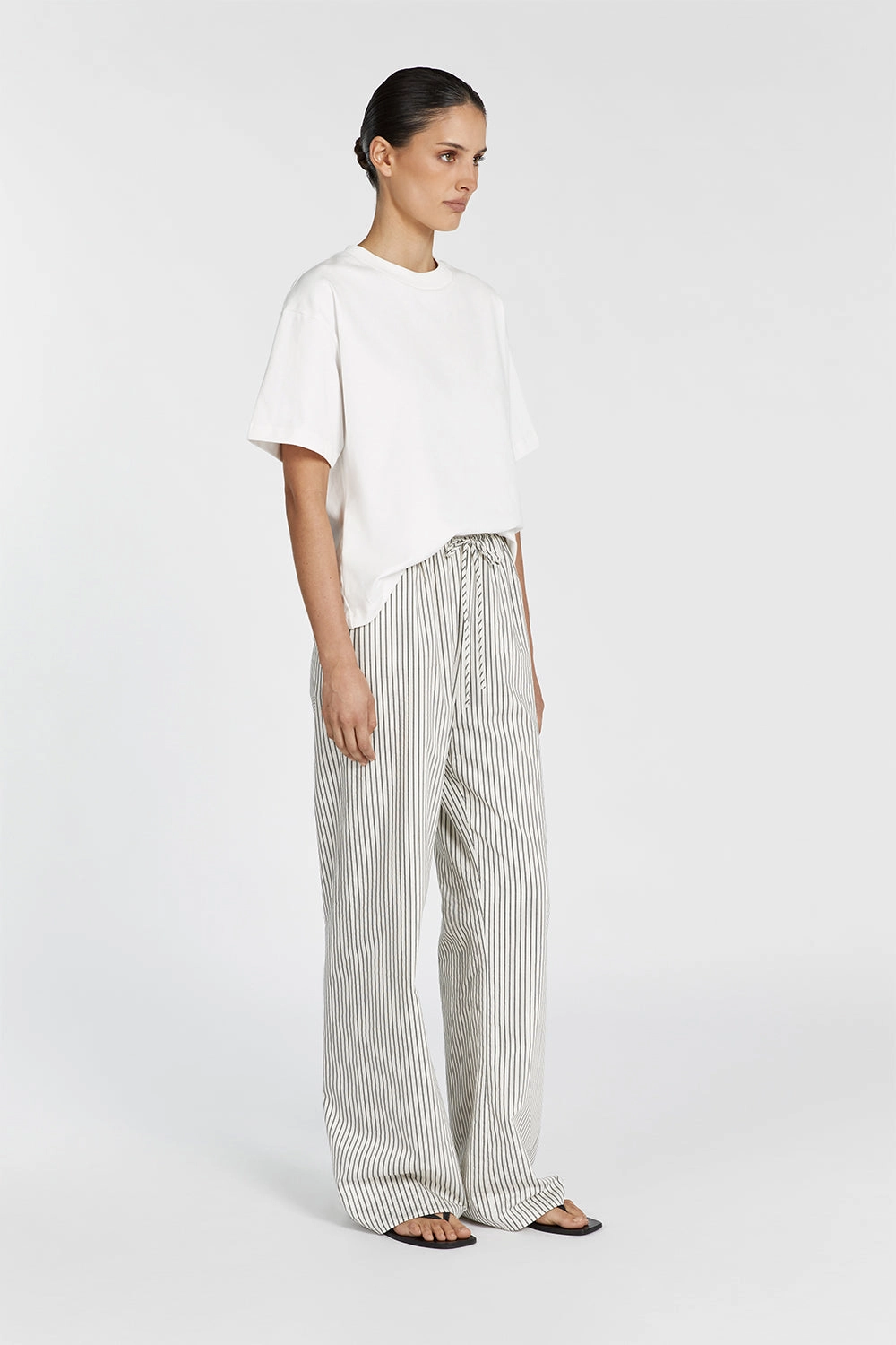 STOCKHOLM STRIPE SILK BLEND PANT