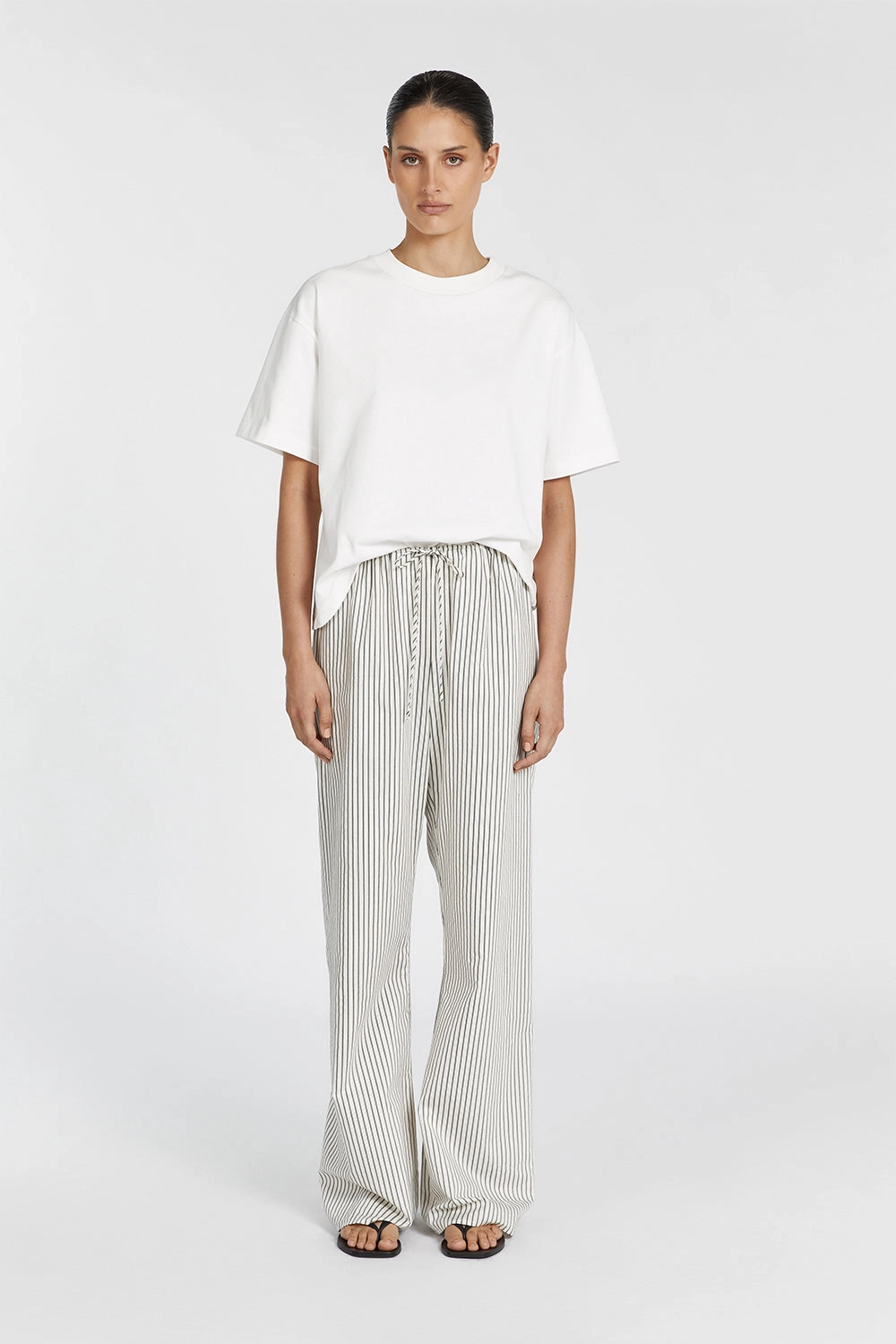 STOCKHOLM STRIPE SILK BLEND PANT