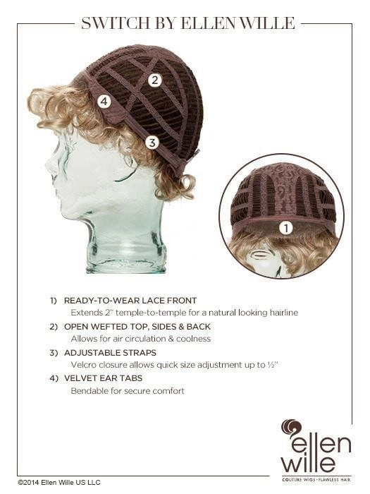 Switch by Ellen Wille | Curly Lace Front Wig | CLOSEOUT